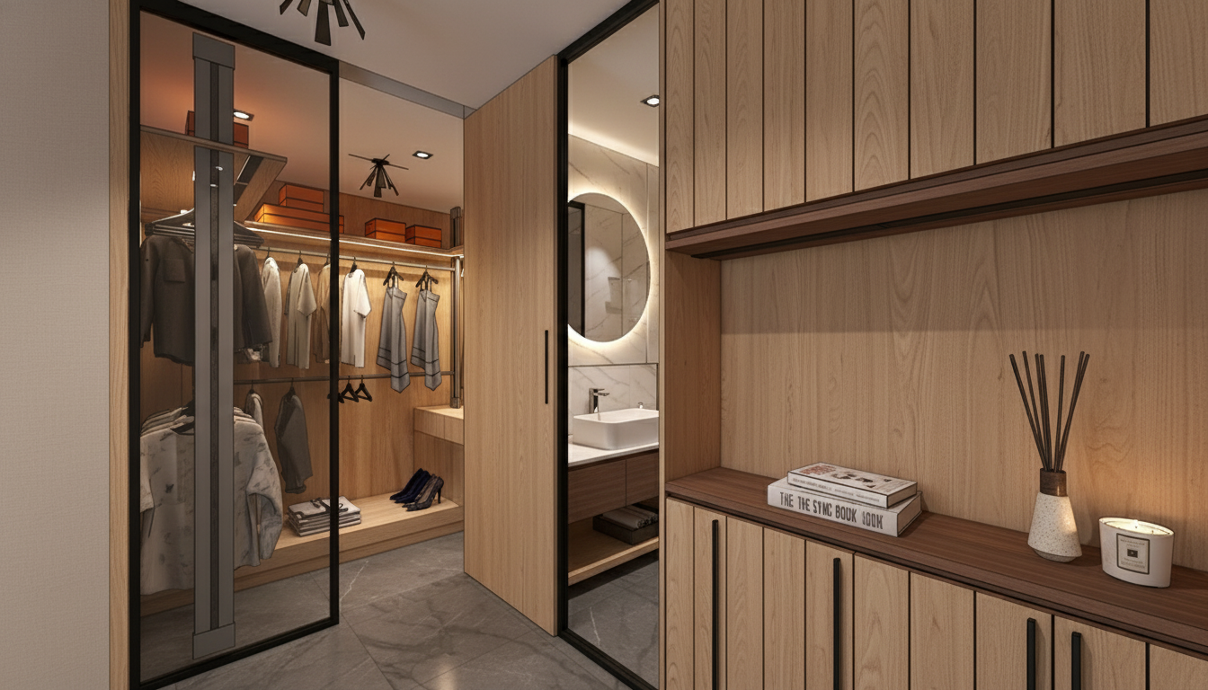 After - interior transformation: please detail the texture and render it as a real photo