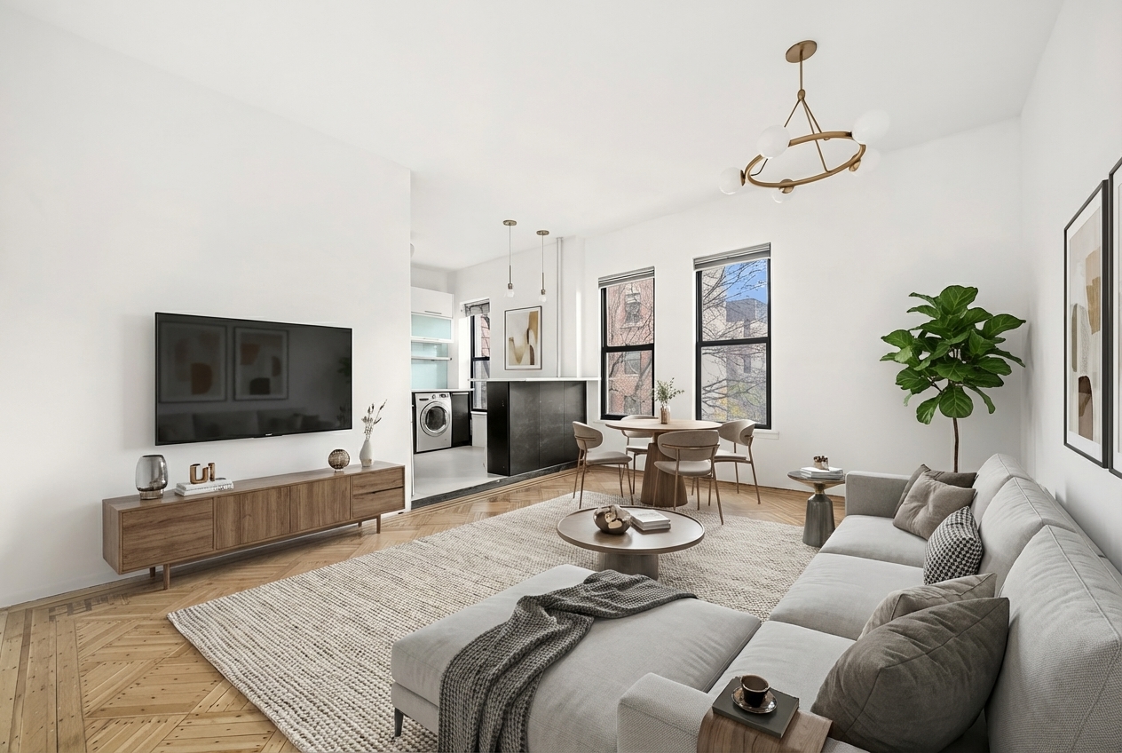 After - virtual staging transformation: [VIRTUAL-STAGING] Living Room - Modern